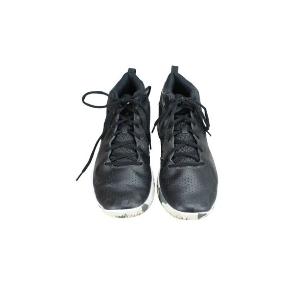 Under Armour YMUV Black Leather Mesh Lightweight Basketball Shoes 11.5 - Picture 5 of 9